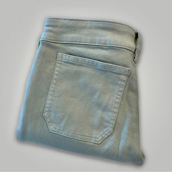 BALENCIAGA SLIM STRAIGHT LEG TWILL PANTS SOFT MINT GREEN EU 34 USA 2 - Picture 4 of 7